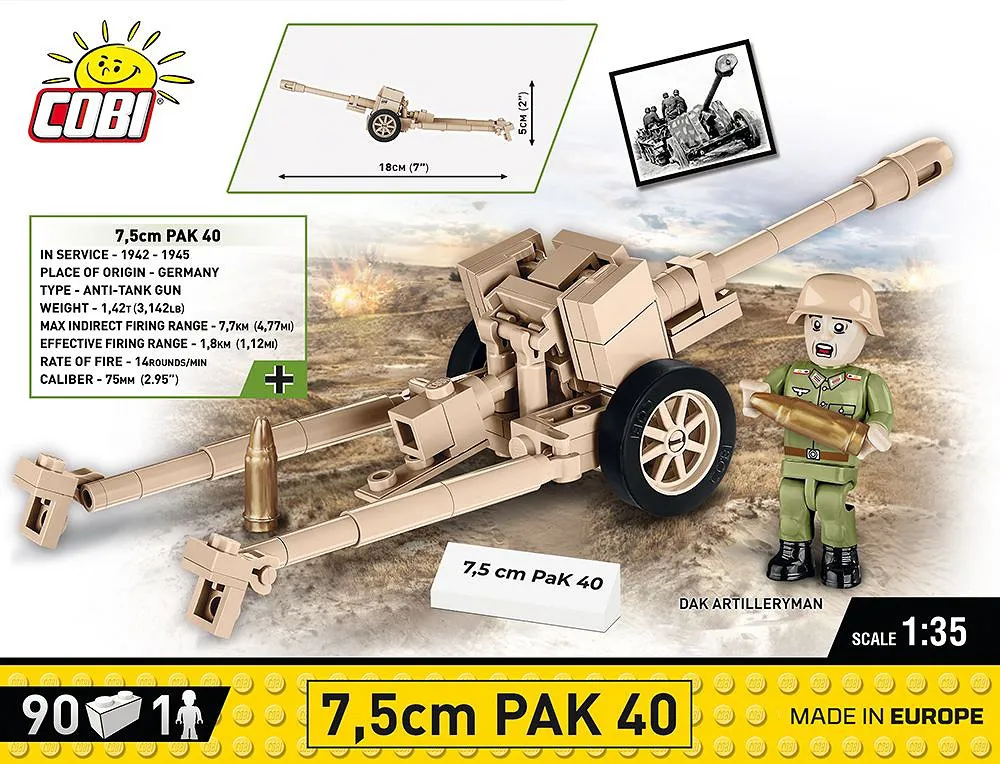 COBI 2252 7,5 cm PaK 40