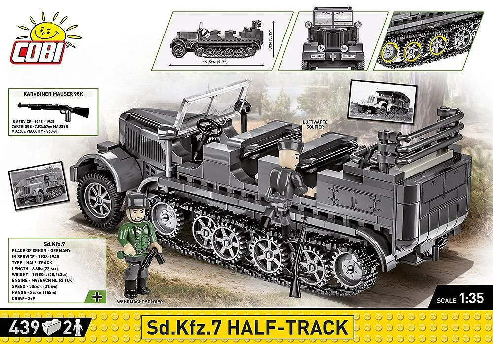 COBI 2275 Sd.Kfz. 7 Half-Track