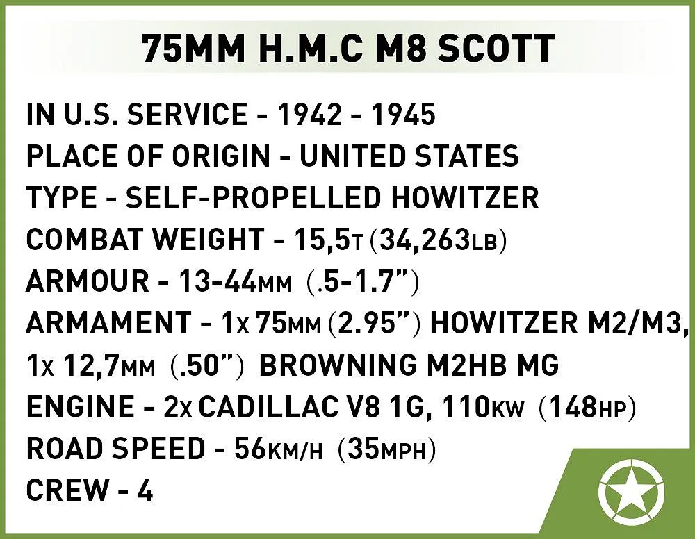 COBI 2279 H.M.C M8 Scott