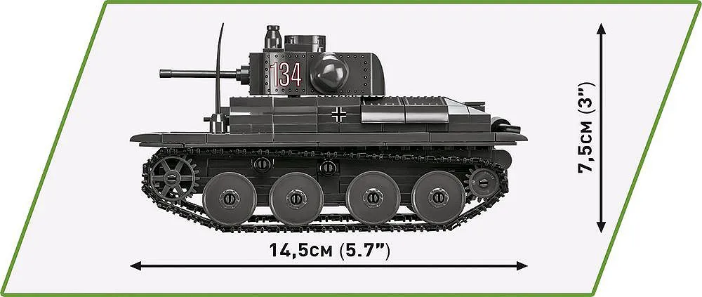 COBI 2284 Battle of Arras 1940 Matilda II vs Panzer 38(t)
