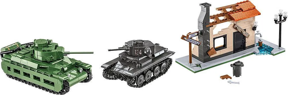 COBI 2284 Battle of Arras 1940 Matilda II vs Panzer 38(t)