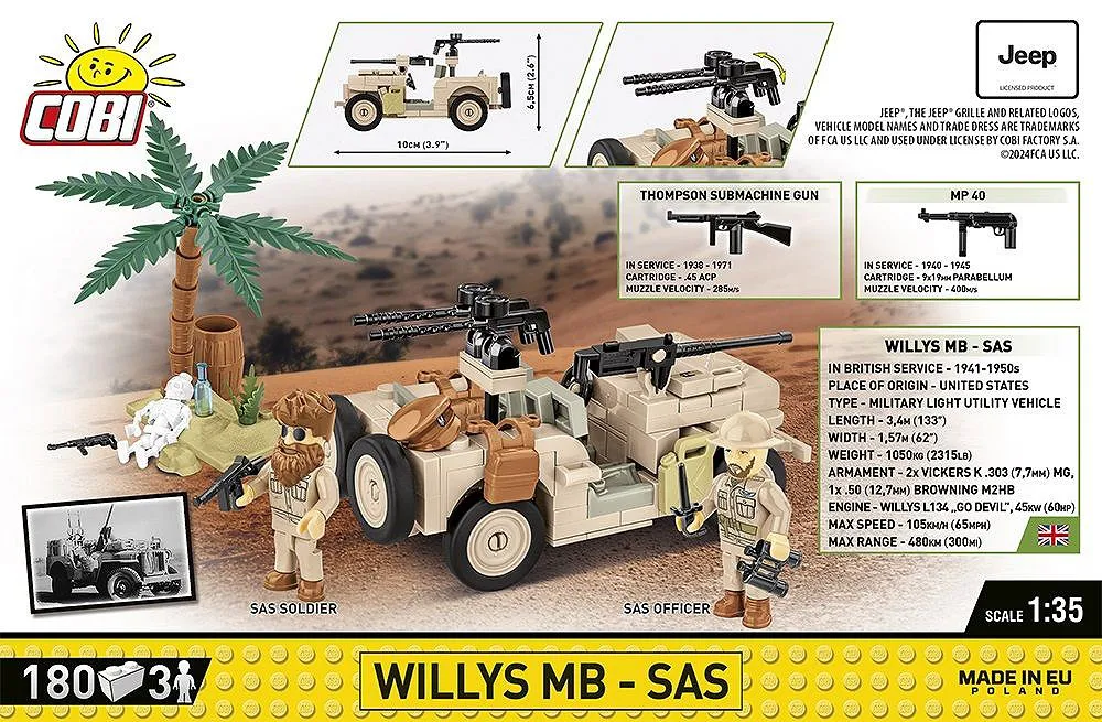 COBI 2298 Willys MB-SAS