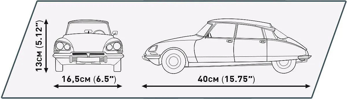 COBI 24348 Citroen DS 21 Pallas 1968