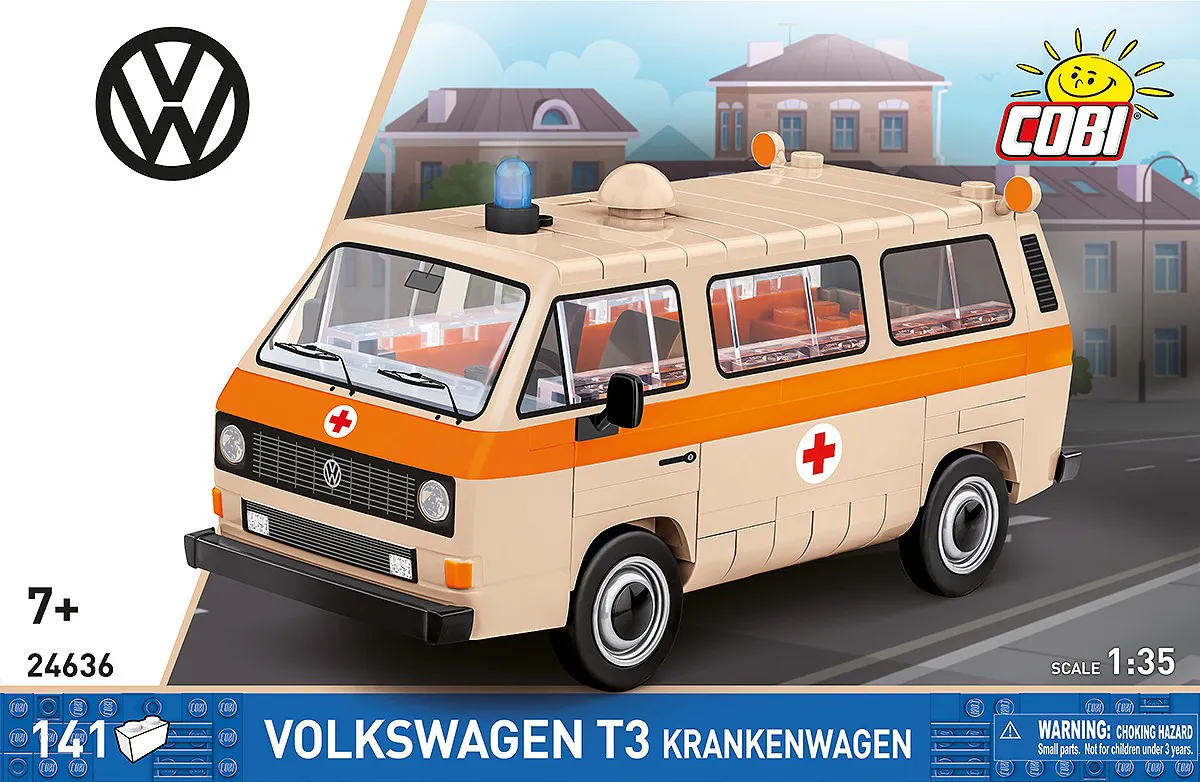 COBI 24636 Volkswagen T3 Krankenwagen