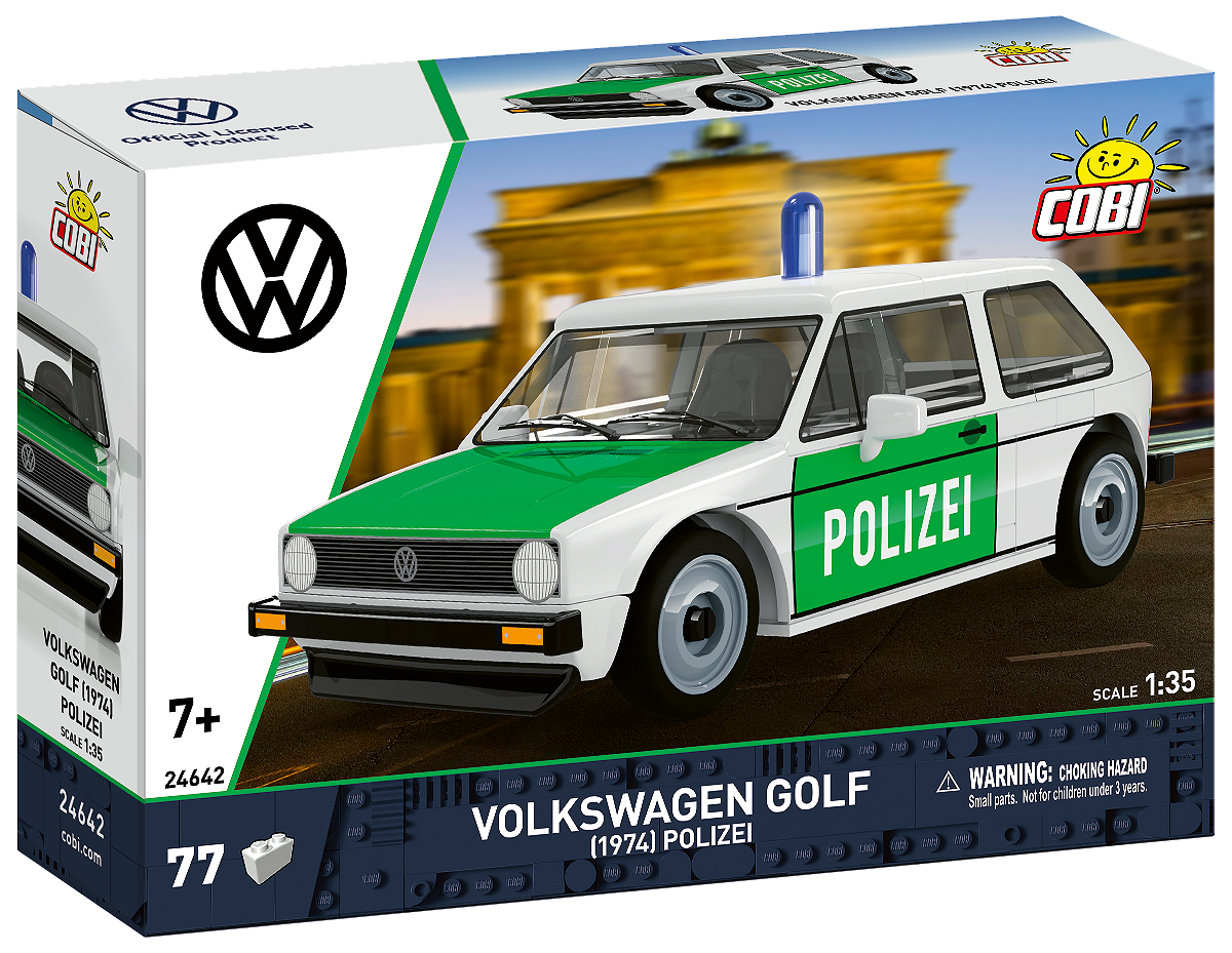 COBI 24642 Volkswagen Golf (1974) Polizei