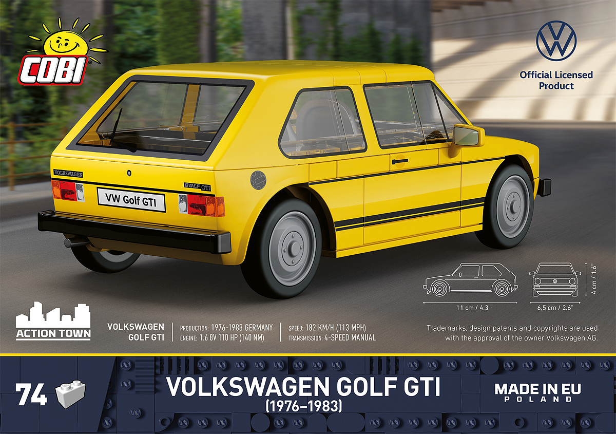 COBI 24663 Volkswagen Golf GTI (1976-1983)