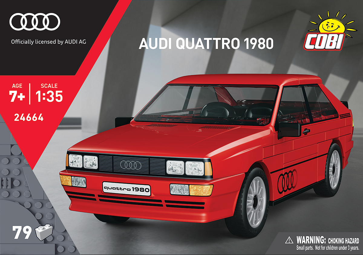 COBI 24664 Audi quattro 1980