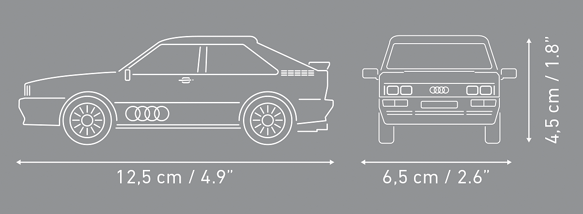 COBI 24664 Audi quattro 1980