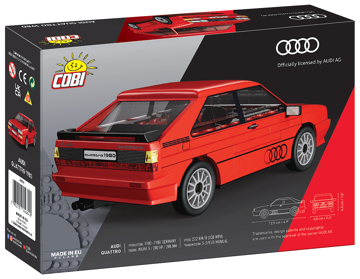 COBI 24664 Audi quattro 1980