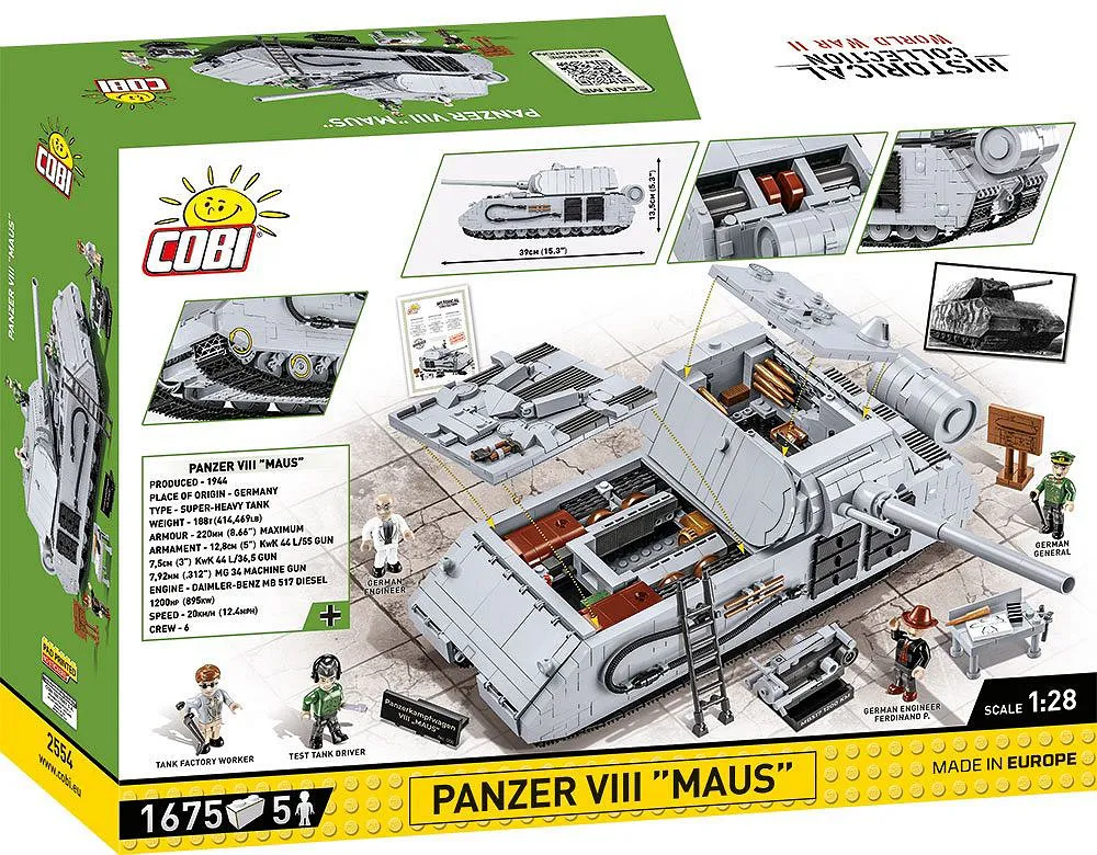 COBI 2554 Panzer VIII Maus - Limited Edition
