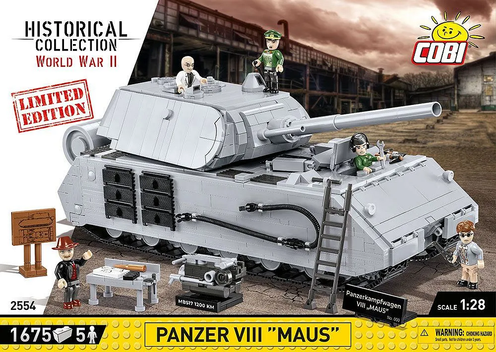 COBI 2554 Panzer VIII Maus - Limited Edition