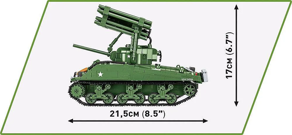 COBI 2569 M4A3 Sherman & T34 Calliope - Executive Editon