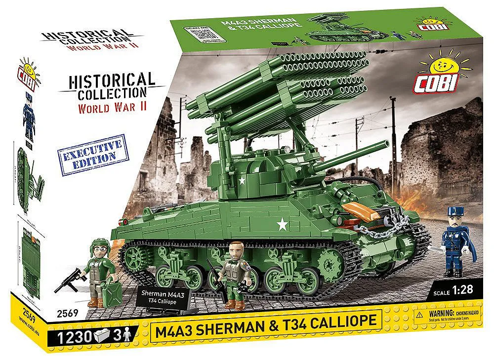 COBI 2569 M4A3 Sherman & T34 Calliope - Executive Editon