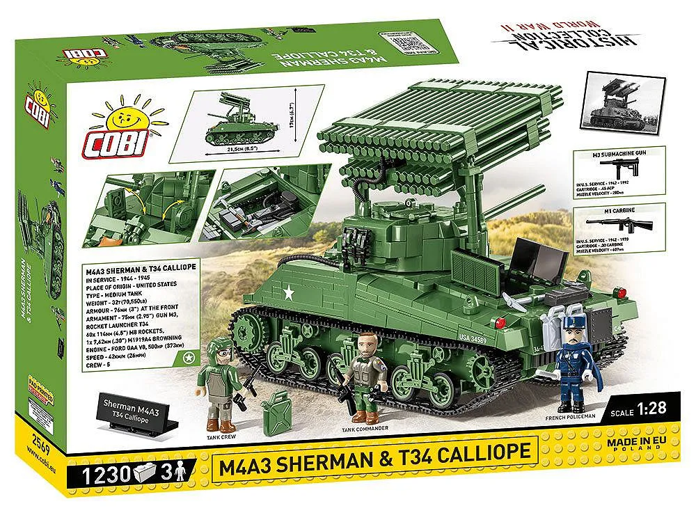 COBI 2569 M4A3 Sherman & T34 Calliope - Executive Editon