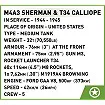 COBI 2569 M4A3 Sherman & T34 Calliope - Executive Editon