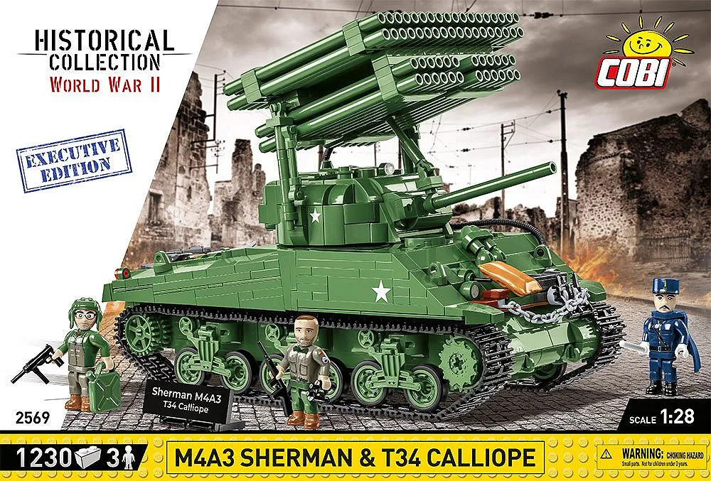COBI 2569 M4A3 Sherman & T34 Calliope - Executive Editon