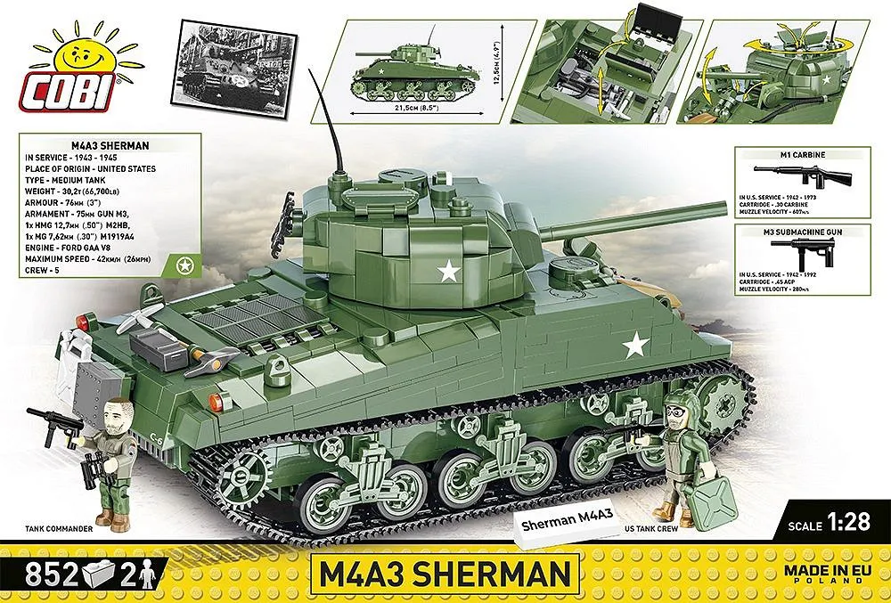 COBI 2570 M4A3 Sherman