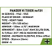 COBI 2588 Panzer VI Tiger no131