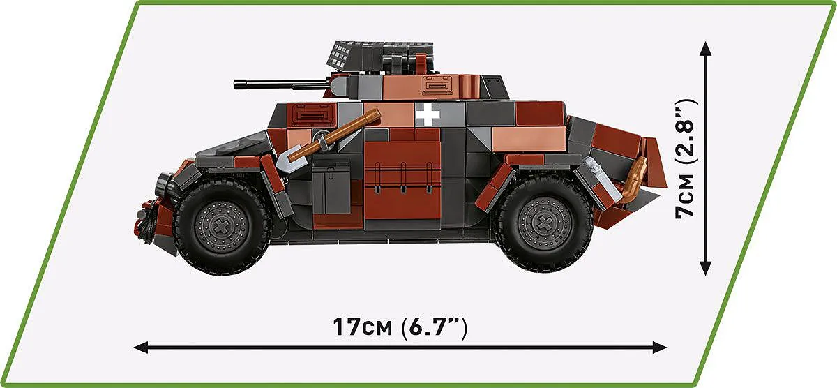COBI 2656 Sd.Kfz. 222 vs TKS (September 1939) - Limited Edition