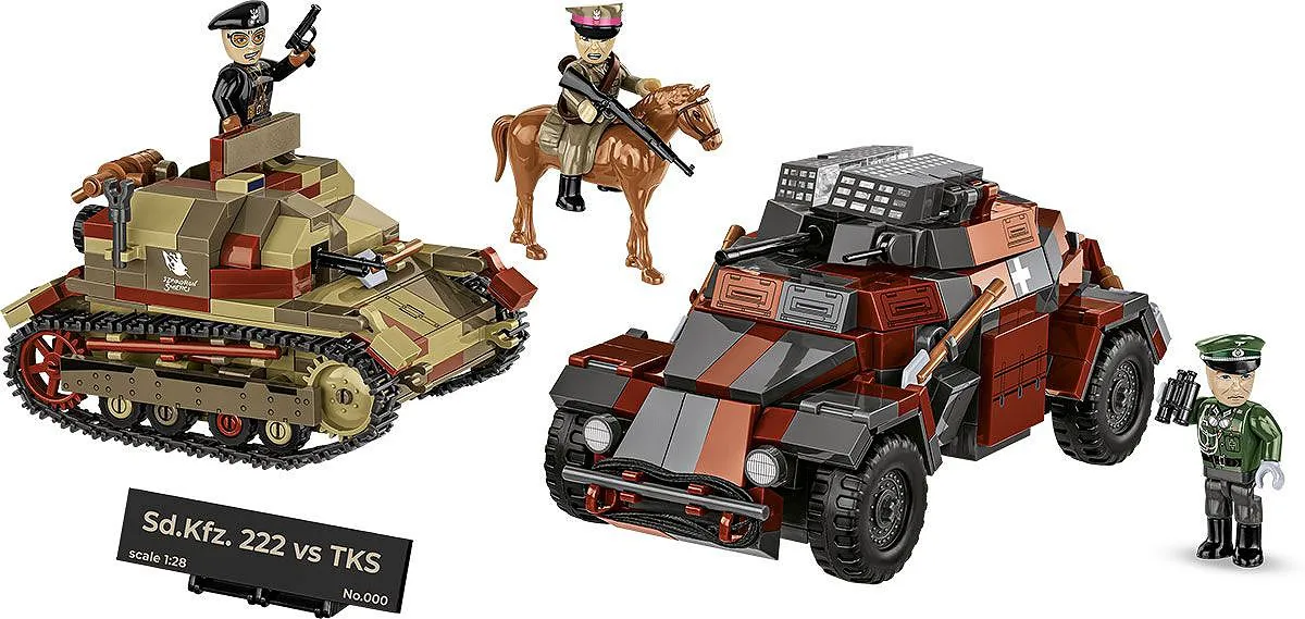 COBI 2656 Sd.Kfz. 222 vs TKS (September 1939) - Limited Edition
