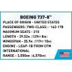 COBI 26608 Boeing 737-8