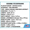 COBI 26621 Cessna 172 Skyhawk-Yellow