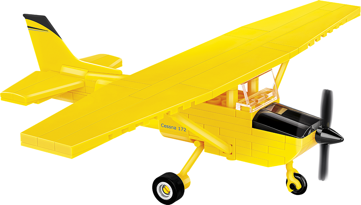 COBI 26621 Cessna 172 Skyhawk-Yellow