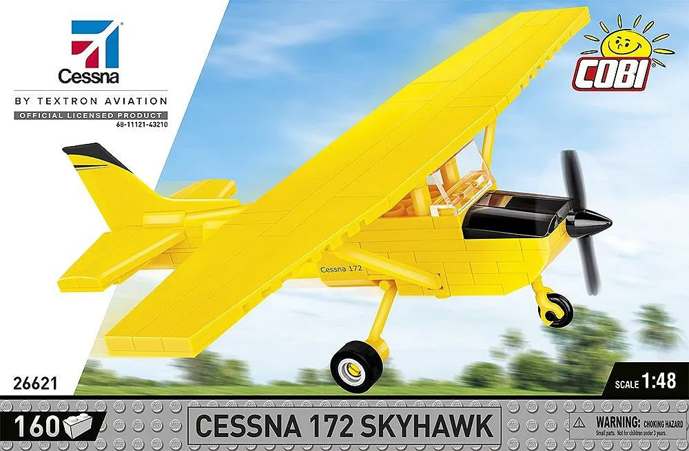 COBI 26621 Cessna 172 Skyhawk-Yellow