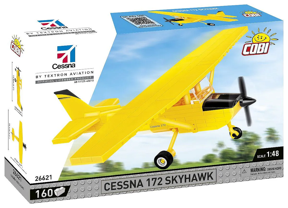 COBI 26621 Cessna 172 Skyhawk-Yellow
