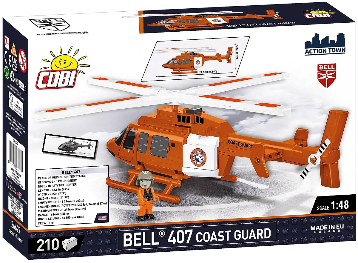 COBI 26627 Bell 407 Coast Guard