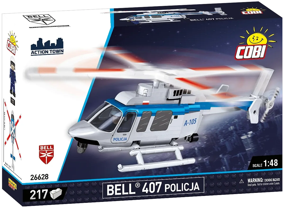 COBI 26628 Bell 407 Policja