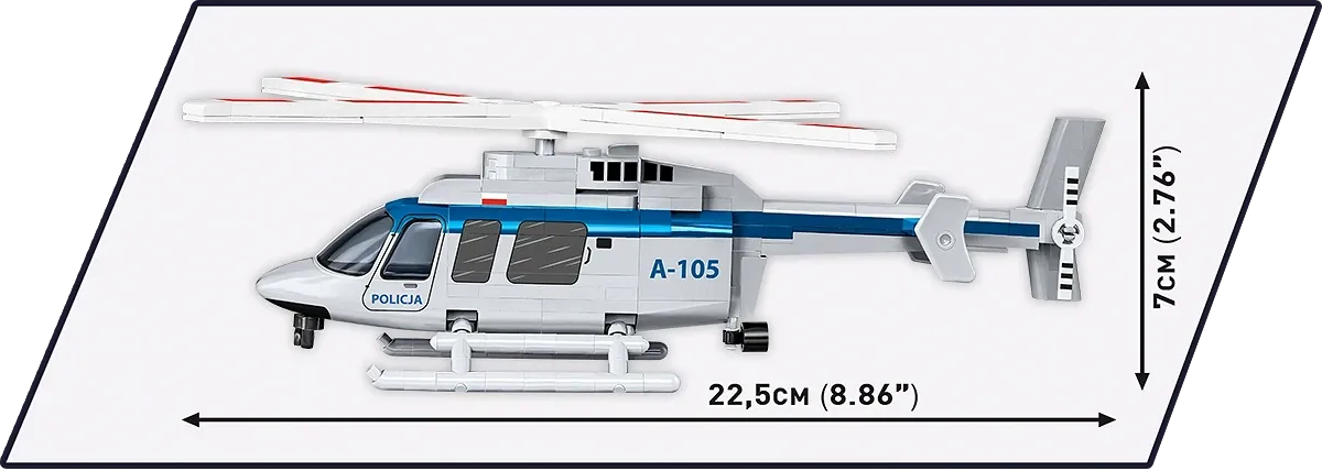 COBI 26628 Bell 407 Policja