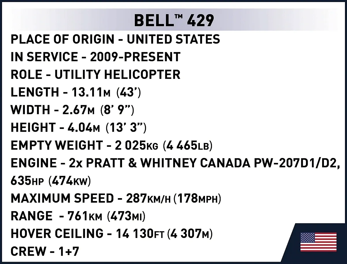 COBI 26629 Bell 429 Air Ambulance