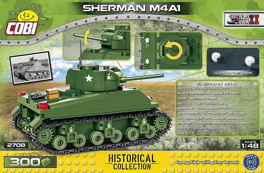 COBI 2708 Sherman M4A1