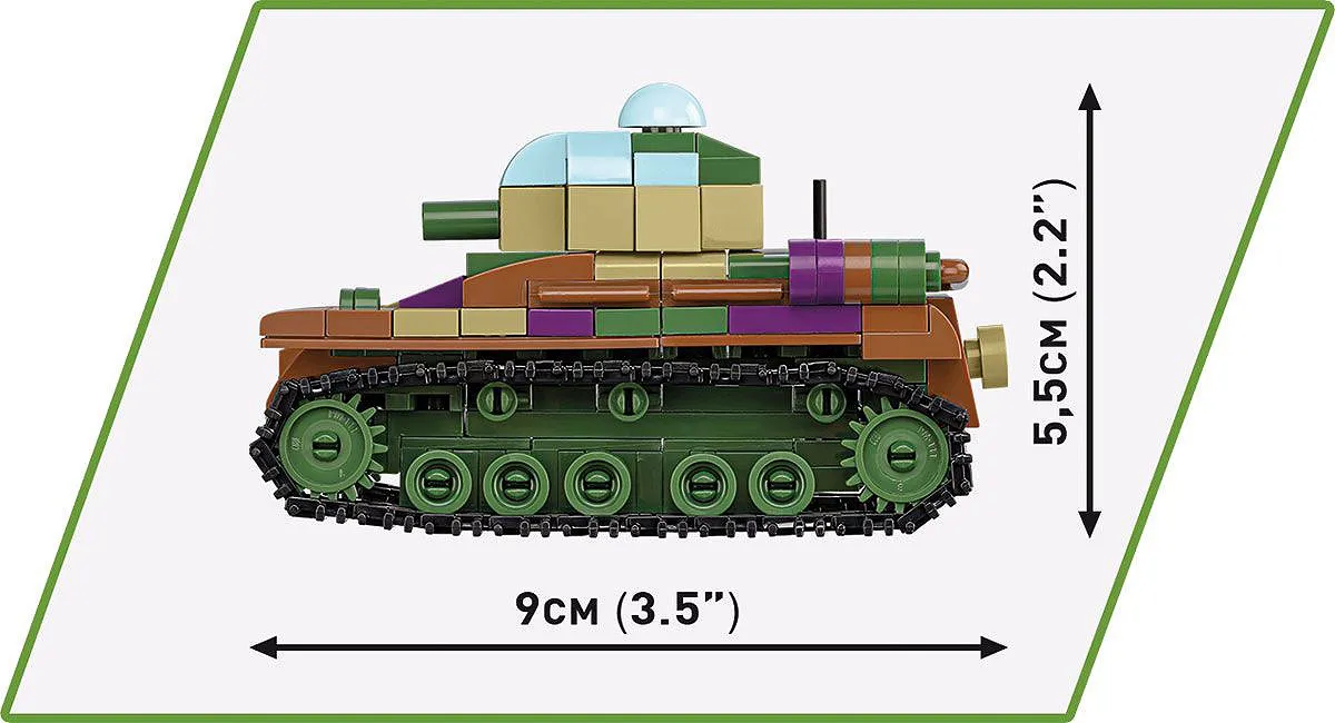 COBI 2740 Renault R35 - Valentine IX - Panzer I