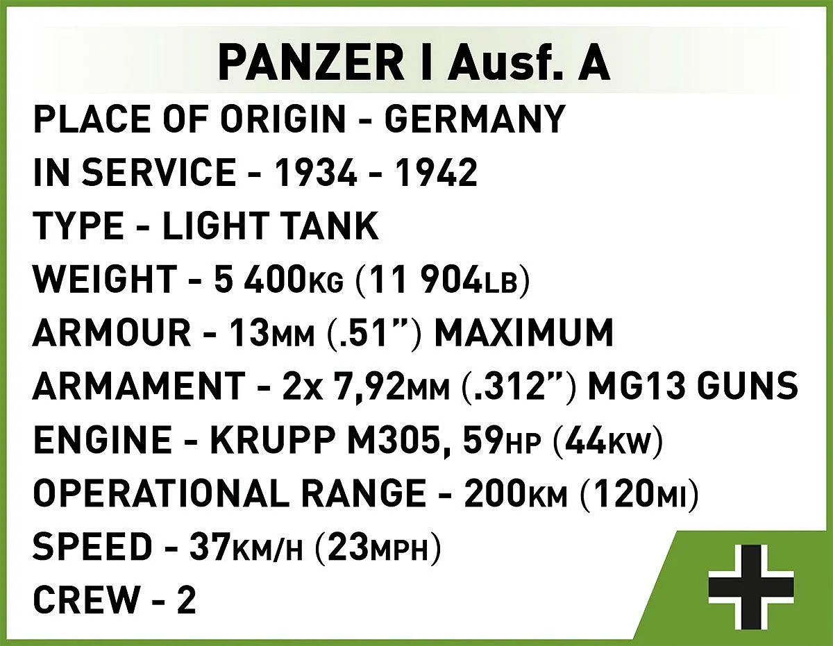 COBI 2740 Renault R35 - Valentine IX - Panzer I