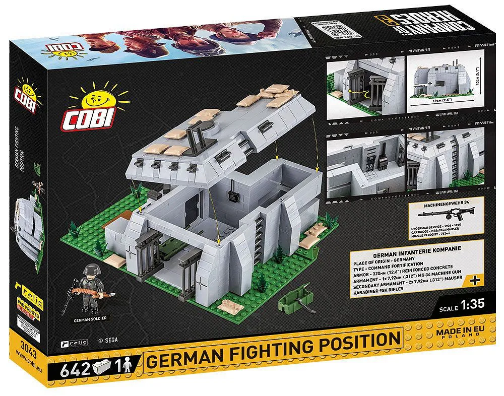 COBI 3043 German Fighting Position