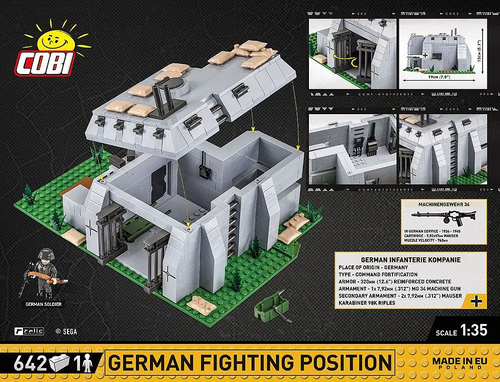 COBI 3043 German Fighting Position