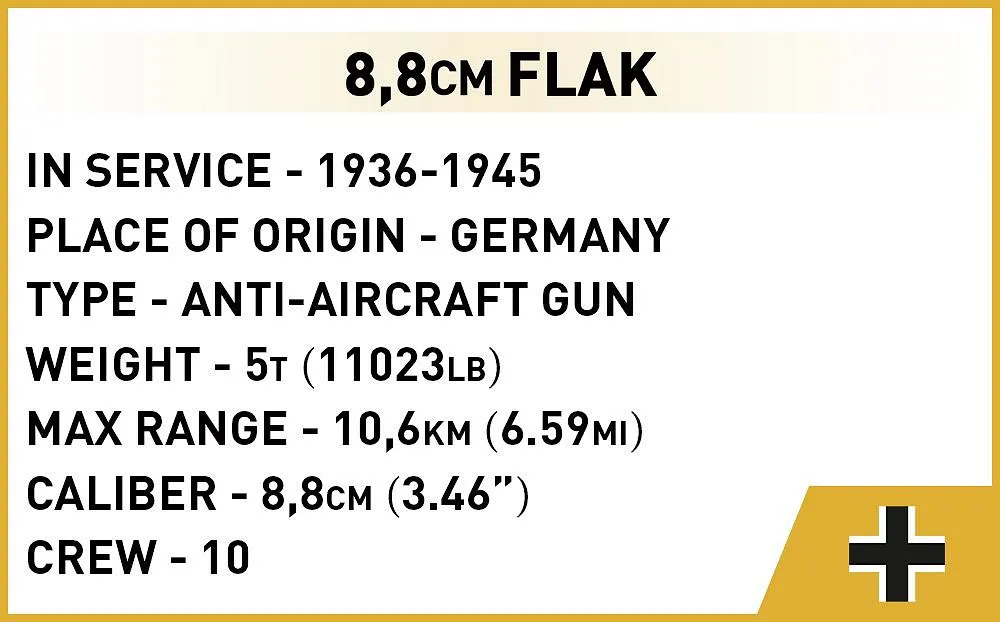 COBI 3047 8,8 cm Flak