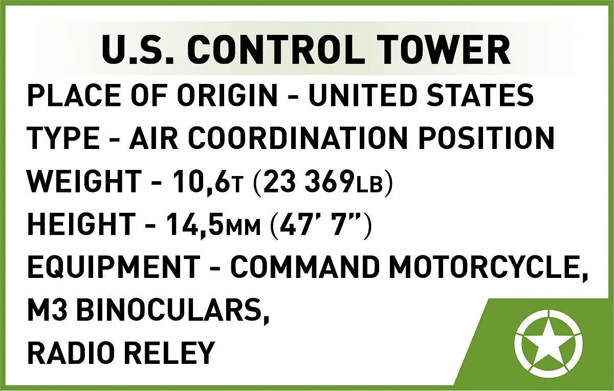 COBI 3125 U.S. Control Tower
