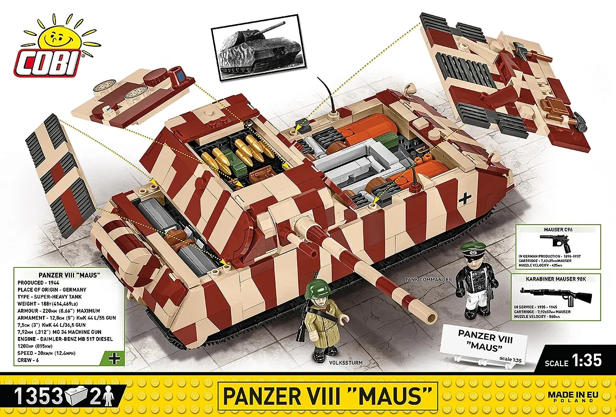 COBI 3138 Panzer VIII Maus