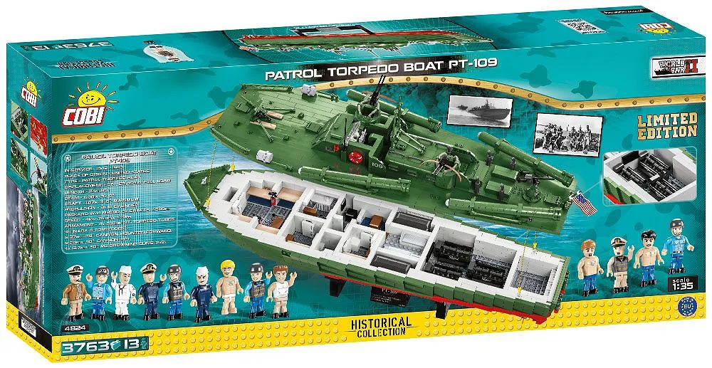 COBI 4824 Patrol Torpedo Boat PT-109 - Limited Edition