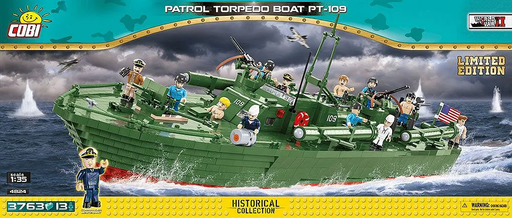 COBI 4824 Patrol Torpedo Boat PT-109 - Limited Edition