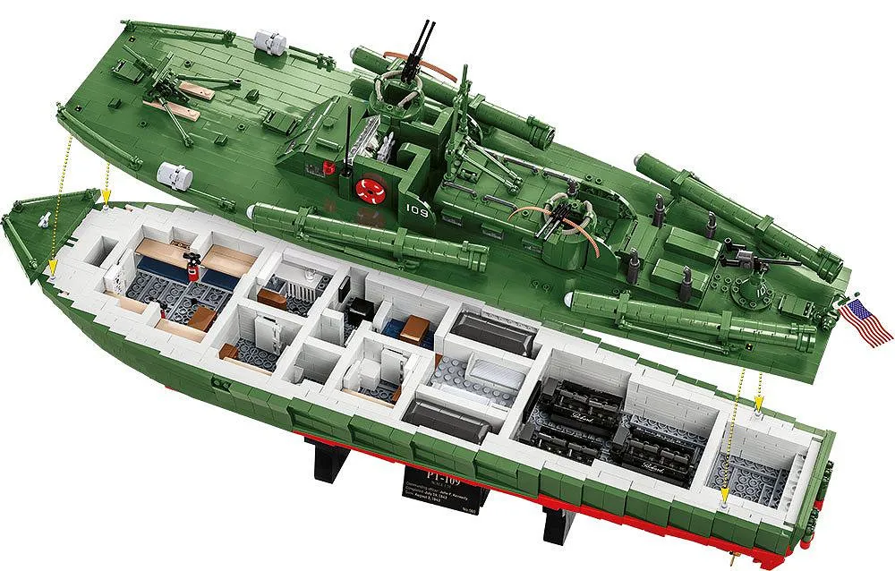COBI 4824 Patrol Torpedo Boat PT-109 - Limited Edition