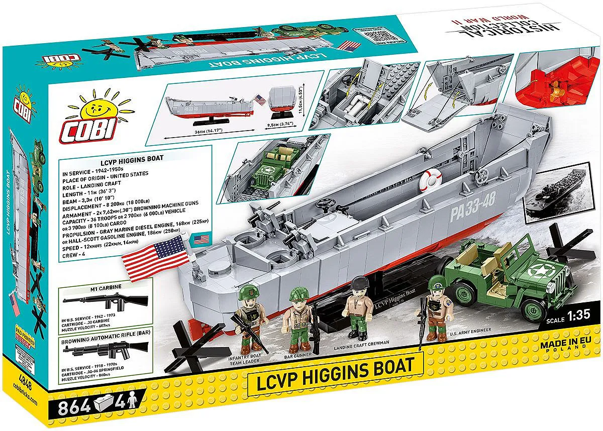 COBI 4848 LCVP Higgins Boat - Limited Edition