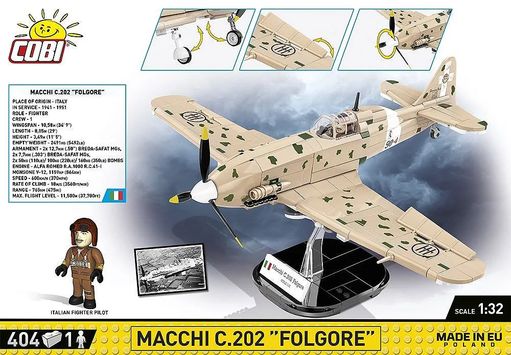 COBI 5760 Macchi C.202 "Folgore"