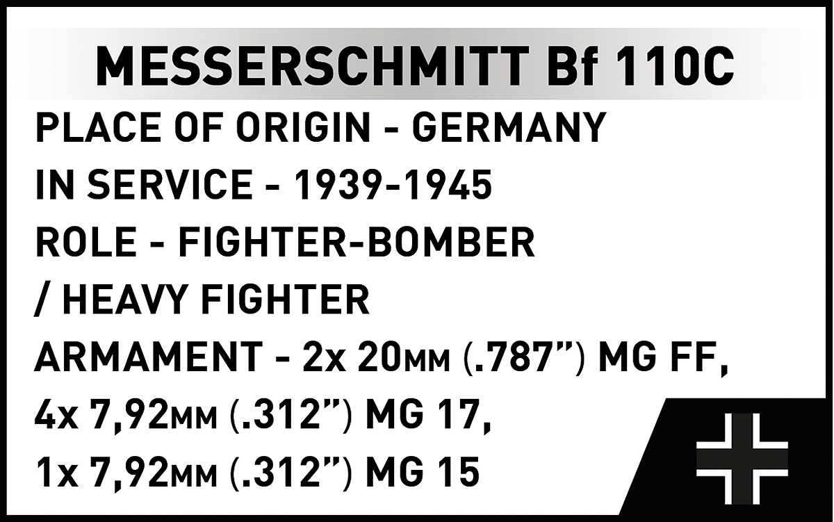 COBI 5777 Messerschmitt Bf 110C