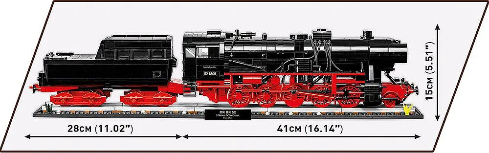 COBI 6280 DR BR 52 Steam Locomotive 2in1 - Executive Edition