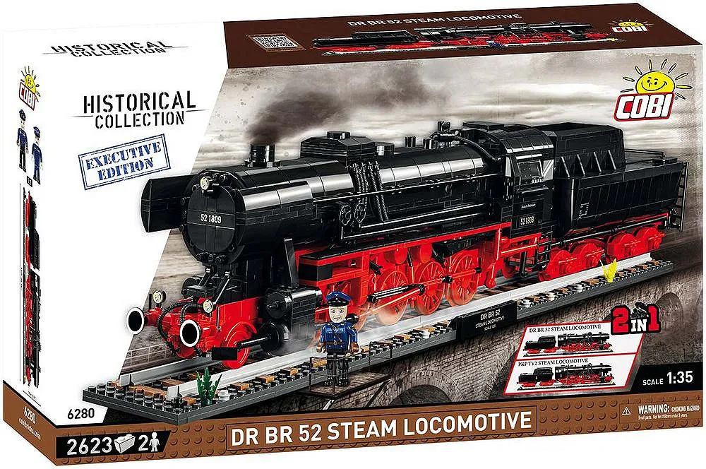 COBI 6280 DR BR 52 Steam Locomotive 2in1 - Executive Edition