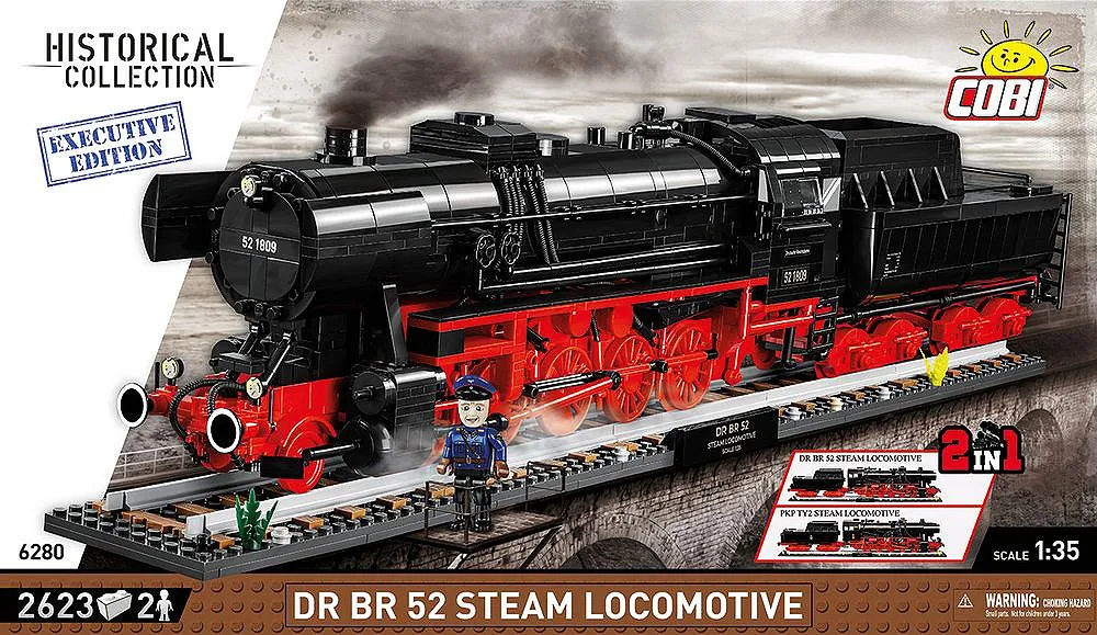 COBI 6280 DR BR 52 Steam Locomotive 2in1 - Executive Edition